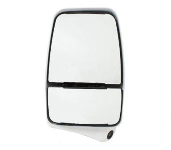 Deluxe Mirror Head in White, HCamera, Passenger Side, Velvac 719928