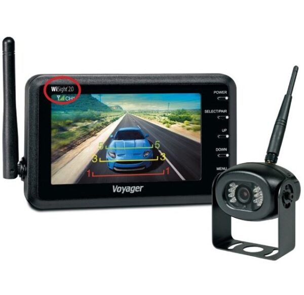 Voyager Wireless Backup Camera System 4.3 inch Mon, WVSXS43