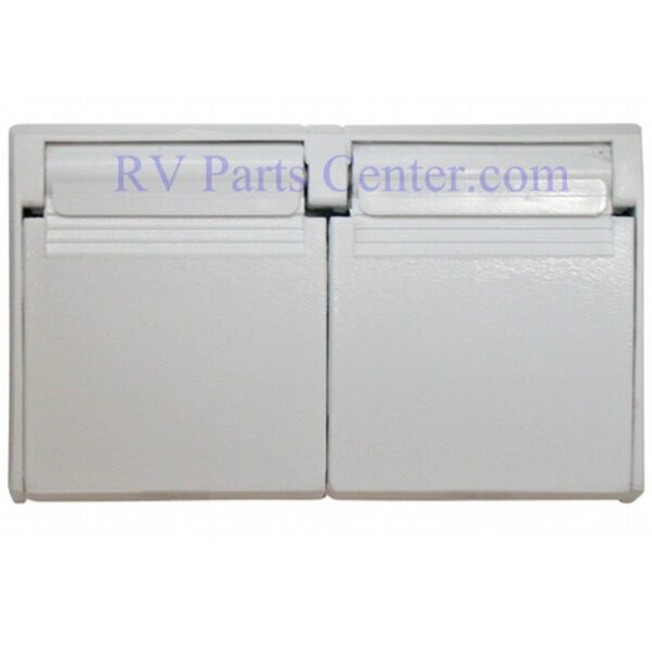 Weatherproof Outside Receptacle Cover White, Diamond Grp DG52499VP