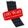 100 Watt Flexible Solar Panel Expansion Kit, Zamp Solar ZS-EX-100F-DX