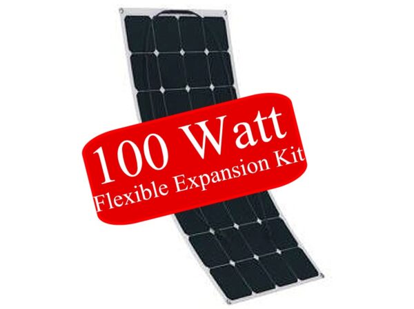 100 Watt Flexible Solar Panel Expansion Kit, Zamp Solar ZS-EX-100F-DX